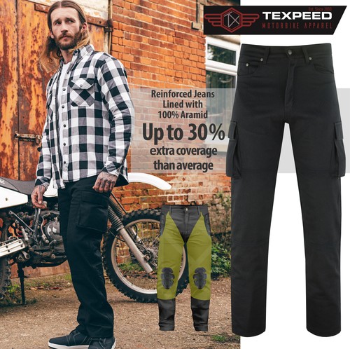 Jean cargo moto - de, armure