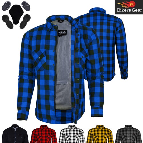 Hommes moto chemise kevlar - hommes,