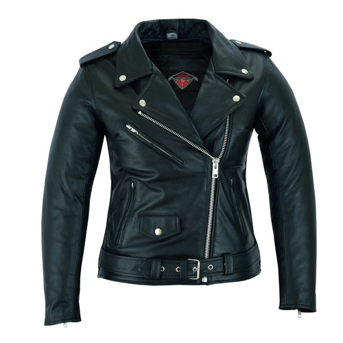Veste moto cuir brando - veste, de